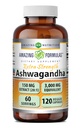 Ekstrakt Extract Supplement Astwagandha 124; 150 Mg Extract (20: 1) 124; odpowiednik 3000 Mg Supples 124; Veggie Capsules Supples 124; Non-GMO Supplement 124; Gluten- Free Supplement 124; Wyprodukowany w USA (1 Pack Supples 124; 120 Count)