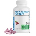 Bronson Tart Cherry Extract 2500 mg Premium Non-GMO Formuła Pakowane przeciwutleniacze i Flavonoids, 90 Kapsułki wegetariańskie