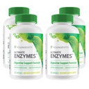 Youngevity Ultimate Enzymes ® - Multi Enzymes for Trawienie, Gas & Bloating Relief - Betaine HCl, Ox Bile, Pancreatine 10X, Papain 6M, Pepsin 1: 3000 (120 kapsułki - 4 opakowania)