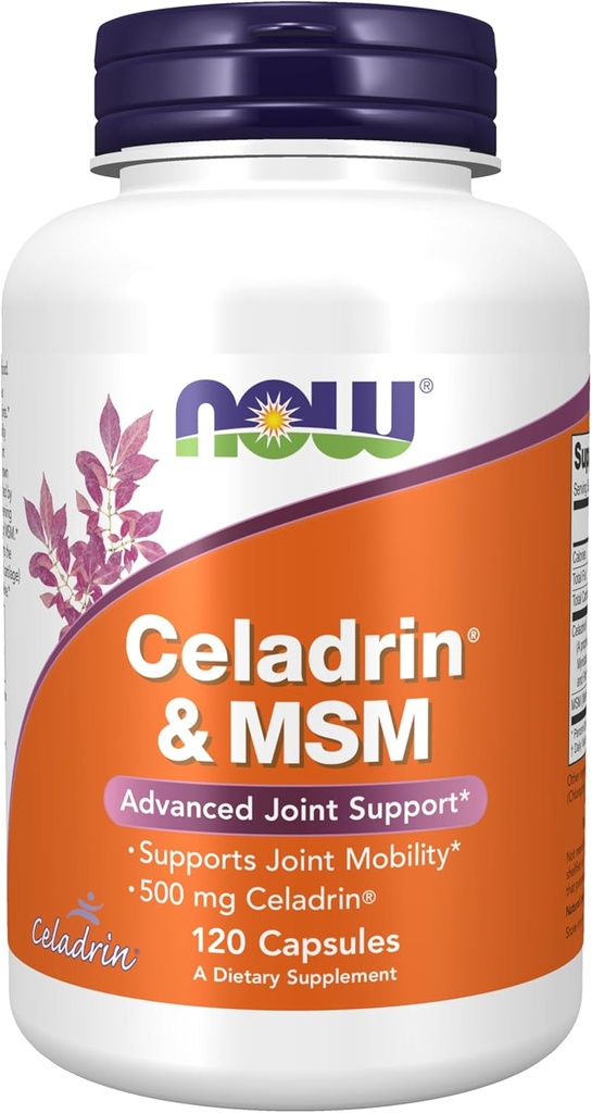Teraz Foods Supplements, Celadrin ® & MSM, 500 mg Celadrin ®, Advanced Joint Support *, 120 kapsułki