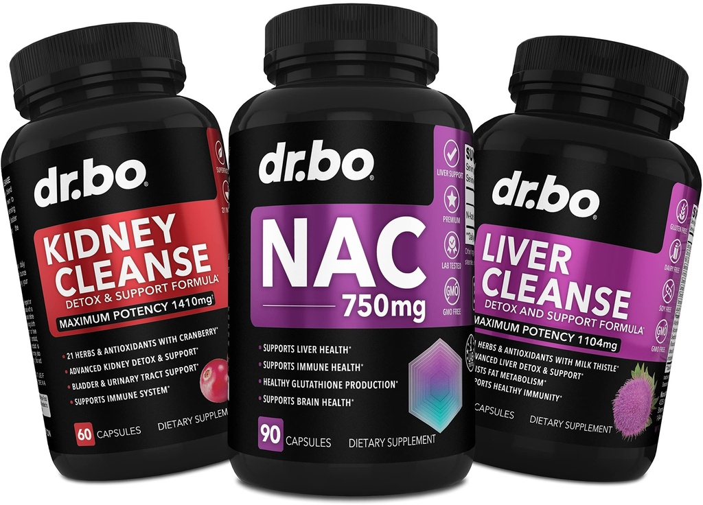 NAC Never Liver Cleanse Detox - 750mg N Acetylocysteina Czysta witamina Kapsułka - Codzienne zapalenie wątroby Nerki Detox Formuła wsparcia dla pęcherzyka żółciowego, pęcherza moczowego Suplementy Tract & Mleko Thistle
