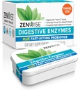 Zenwise Health Digestive Enzymes and Bromelain for Gut Health - Probiotic Multi Enzymes with Prebiotics and Probiotics for Women and Men for Digestive Health and Bloating Relief for Trawienie -15 CT