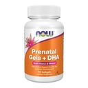 Teraz suplementy, żele prenatalne + DHA z 250 mg DHA na porcję, plus olej z borasu (GLA), 90 Softgels