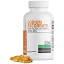 Bronson Askorbinian sodu Witamina C 1000 mg tabletki - Delikatny na żołądku - Wzmacniacz układu immunologicznego - Potężny przeciwutleniacz - Suplement witaminy C nieGMO, 250