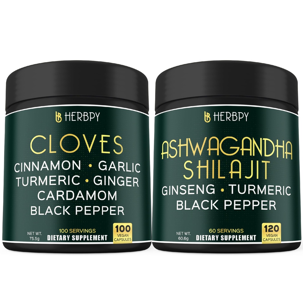 Bundle 7in1 Coves Supplement i 5in1 Ashwagandha Shilajit