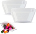 GMS Squeezable Pocket Pill Case - mały, lekki Pill Organizator Idealny do podróży - Utrzymuje leki bezpiecznie - Sturdy Design z Easy Fuss- Bezpłatny dostęp - 2 Inch Pocket Sized & Discreet - 2 Pack