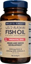 Wiley 's Finest Wild Alaskan Fish Oil Prenatal DHA - 900mg EPA i DHA Omega- 3 dla kobiet w ciąży i matek karmiących - 180 Softgels (90 Prenatal witaminy Servings)
