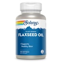 SOLARAY Olej lniany 3000 mg z Omega 3 6 9, Flax Seed Softgels for Skin Health, Triple Omega Supplement, Non-GMO, Gluten Free, Lab zweryfikowany - 60- Day Guarantee - 33 Sługi, 100 Softgels
