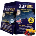 Dr. Price 's Vitamin Natural Sleep Aid - Suplement do snu - Melatonina na sen - 30 Pakiety - Sen pomaga dorosłym, Tryptofan, uspokojenie Magnezu Proszek, Non Drowsy Sleep Support
