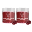 Droppels Jabłko Cydr Gummies ocet 1000mg z buraka root & poegranat 124; Non-GMO, Vegan- Friendly, Gluten wolny 124; Wspiera trawienie, Metabolizm, Energia i zdrowie immunologiczne 124; Smak malinowy