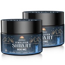 Ajoblanco 800 Mg Himalayan Shilajit Resin, Shilajit Pure Himalayan Organic, Shilajit Suplement z czystości, Wysoka dawka i moc dla energii, Siła i odporność, Mężczyźni i kobiety, 30 Grams, Opakowanie 2