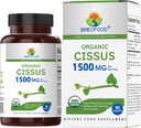 Brieofood Organic Cissus Quadrangularis 1500mg, 45 Służenia, Wegetarianin, Gluten Free, 90 Tabletki wegetariańskie