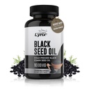 Czyste organiczne Cold- Pressed Black Seed Oil Kapsułki - Wegan Non-GMO Pure Nigella Sativa Czarny Kmin Nasienie Olej dla odporności na piękno i ogólne Wellness Support - Thymoquinone- bogaty 1000mg Serving (60 dni)