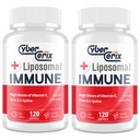 Suplement immunologiczny liposomalny dla dorosłych, Kompleks z Lysine 1,500 mg, Witaminy, Minerały i Ekstrakty Ziołowe, Kompleksowy Codzienne mieszanki Wellness dla mężczyzn i kobiet - 240 Kapsułki
