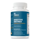 Dr. Tobias Digestive Enzymy z Probiotyki, Prebiotyki i Postbiotyki Bromelain, Amylase, Lipase, dla lepszej diety i funkcji immunologicznej, 60 Kapsułki, 30 Służenia (2 Daily)