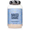 Nagi shake - Proszek z protein waniliowych - Wstrząs białkowy oparty na roślinach z olejkiem Mct, bez glutenu, bez soi, bez gmos lub sztucznych słodzików - 30 Słupki