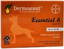 Bayer Dermospect 6 Spot On Skin Care dla małych psów do 22 lb Fish Oil Nutritional Supplements