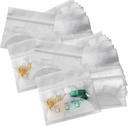 Pill Pouch Bags - (Pack of 400) 3 "x 2,75" - BPA- Free, Poly Bag Pozbywalne Pigułki Zipper Baggies, Daily AM PM Travel Medicine Organizer Storage Pouches, Najczystsze dostępne z etykiet Write- on