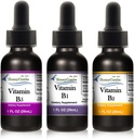 HoneyCombs Liquid Drops 1oz Each Save 10% - Witamina B5 (Kwas pantotenowy) + Witamina B2 (Riboflavin) + Witamina B1 (Tiamina)