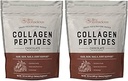Live Conscious Collagen Peptydes Powder - Czekoladowy Collagen Powder - Włosy, Skóra, Nail, i Joint Support - Typ I & III Kolagen pokarmowy Suplementy dla kobiet i mężczyzn (2- Pack)
