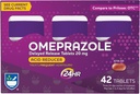 Rite Aid Acid Reducer Omeprazol Opóźnione uwalnianie tabletki - 20 mg, 3 Butelki, 14 Count Each (42 Count Total), Unflavored, Heartburn Relief, Heartburn Medicine, Leczenie często Heartburn