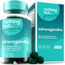 Gumie Ashwagandha dla kobiet i mężczyzn, korzeń Ashwagandha, suplementy, aby pomóc zmniejszyć stres, Immunitet i poprawić sen, Gluten Free & Non GMO, 60 Gummies Wegan Ashwagandha