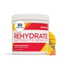 AdvoCare Rehydrated - Electrolyte Drink Mix - Zawiera magnez, Sodu, Potas & Wapń - Przeciwutleniacz & Amino Acid Fortifieted - Wspiera nawadnianie i odzyskiwanie - Ananas mango, 12,7 oz