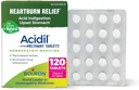 Boiron Acidil Tablets for Relief of Acid Refluke, Heartburn, Infersition, and Upset Stomach - 120 Count (2 opakowania po 60)