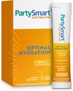 Himalaya PartySmart Tropical Electrolytes w proszku Pakiety, 12 Hrabia, Wspiera nawadnianie, Nawodnienie z sodu i potasu, Witamina C & More, Przeciwutleniacze Mieszanka mleka, Ginger & Turmeric