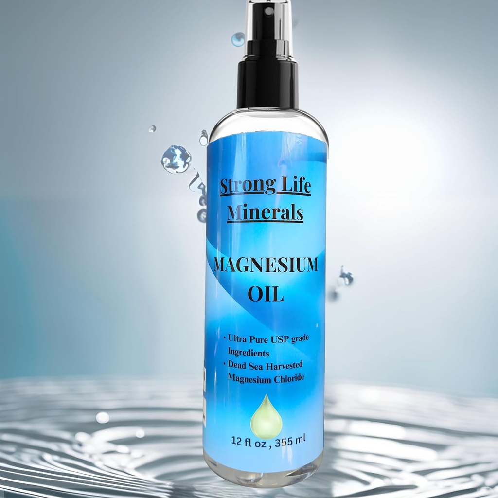 Uwolnij moc ekstra siłę Magnezu Body Spray 100% Organic Made in USA Porównaj do siedmiu minerałów i starożytnych minerałów. Moc magnezu może zmienić Twoje życie.