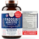 Fadogia Agrestis i Tongkat Ali Supplement - Fadogia Agrestis 600mg, 500mg Longjack Tongkat Ali for Men, Maca Root, Fenugreek, Ashwagandha, Saw Palmetto to Support Energy, Stamina, Vitality - 120Caps