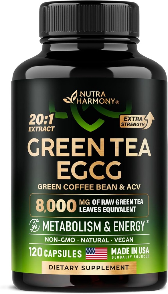 NUTRAHARMONY Green Tea Extract kapsułki - 120 kapsułek