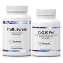 Tesseract Medical Research ProButyrate Gut Health Supplement, Butyric Acid Complex & CoQ10 Pro, Coenzym Q10 for Health, Muscle Health and Cellular Energy Production