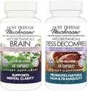 Host Defense Bundle with Mycobotanicals Brain * Kapsułki, 60 Count & Mycobotanicals Stress Decompress * Kapsułki, 60 Count - Support Memory & Focus - Wsparcie Relaks *