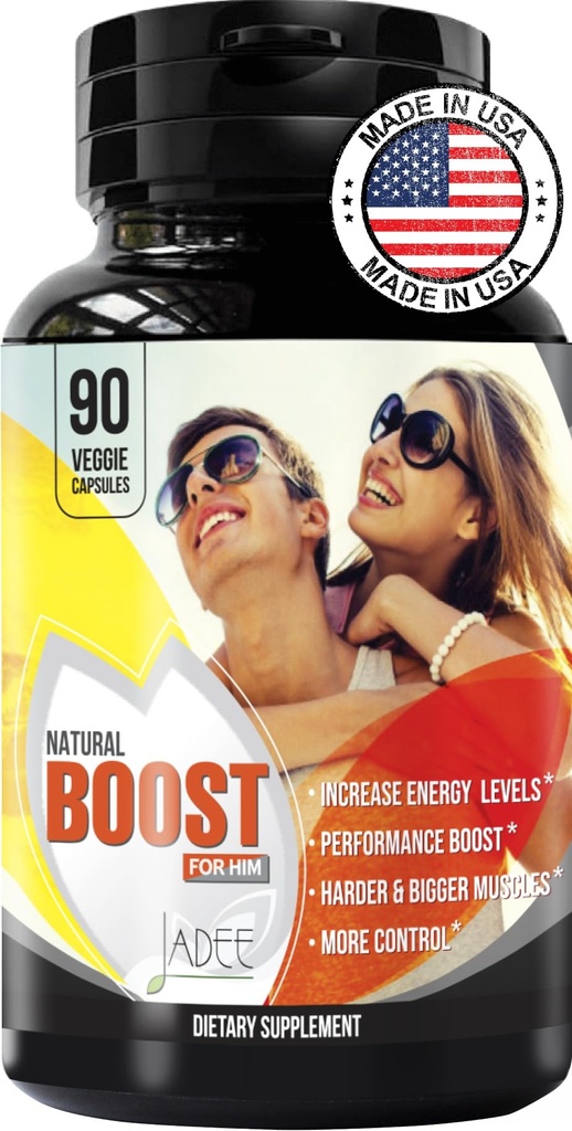 Jadee Natural Mężczyzna Enhancing Supplement - Zwiększ 2 "w 60 Dni Rozszerzenie & Mężczyzna Enhancement Pills, Promowanie Rozmiar, Siła, Energia, Stamina, Last Longer Erect Wsparcie, Testosteron Booster dla mężczyzn