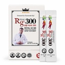 Premium RG3 300 Koreański Red Ginseng Powder - Wzmocnione żeńszenozydy (50mg Rg3 / Sachet), Made in Korea, 10 Sachets