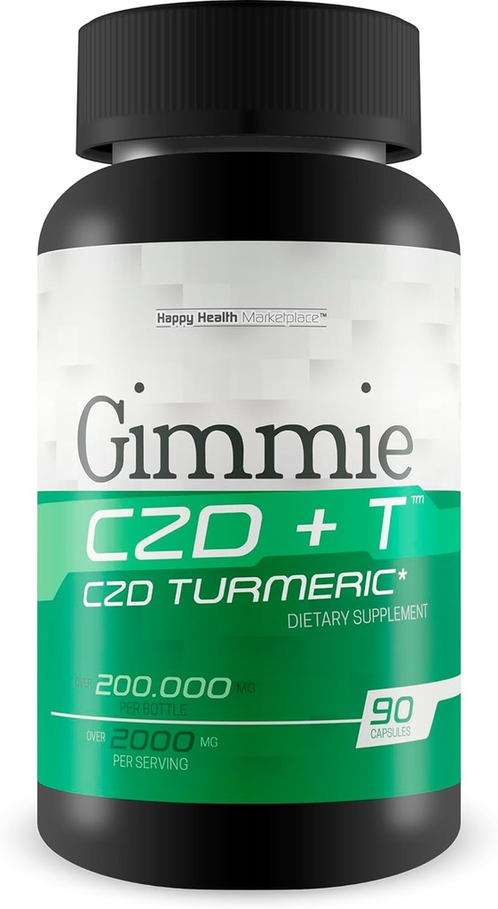 Gimmie CZD + T - Nasz najlepszy suplement CDZ Witamina C D i Cynk Plus Turmeric magnezu i więcej - Wysoka moc immunologiczna Wsparcie z Witaminą C & D - Nasze najlepsze pigułki immunologiczne Przyroda Witamina D Cynk C Najlepsze