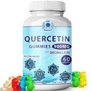Quercetin Gummies - Quercetin with Bromelain Witamina C + Cynk Witamina D3 - Suplementy do żucia Quercetin 900mg - Quercetin dla dzieci i dorosłych (1)
