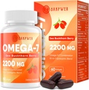 Omega- 7 Sea Buckthorn Oil - z Omega- EPA / DHA Fish Oil, Cinnamomum, Fenugreek, ALA, Green Tea, Cayenne Pepper, Turmeric, Resveratrol, Black Pepper - Gluten- Free, 60 Softgels