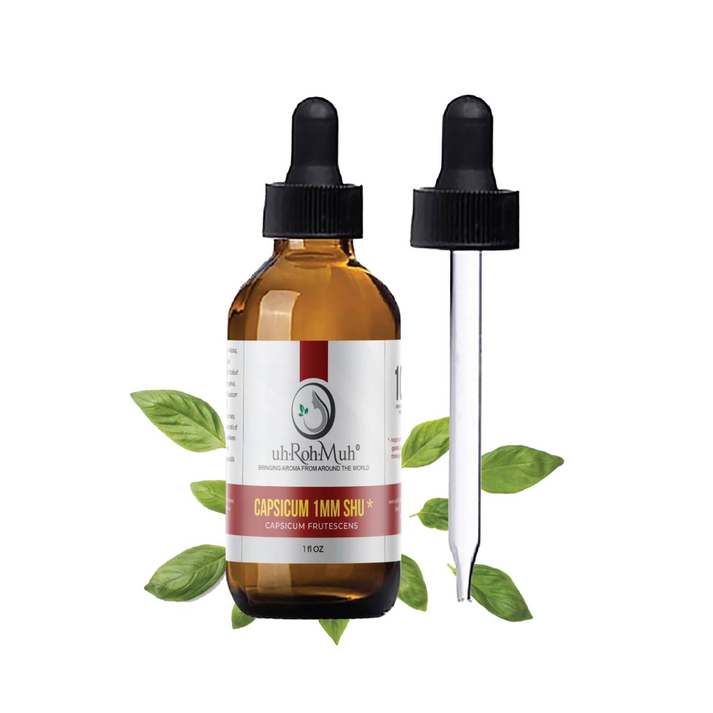 Premium Oleoresin Capsicum Extract – One Million SHU – Capsicum Frutescens – Solvent Extracted Capsicum Oil for Food Flavoring, Cosmetic & Industrial Formulation - 1 Fl Oz