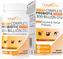 Probiotyki dla kobiet i mężczyzn, 300 Miliard CFU 11 Szczepy + Organic Herbal & Enzymy trawienne, Probiotyczne dla zdrowia trawiennego, Gaz & Bloating, Immune, Gut Zdrowie dla kobiet i mężczyzn, Półka Stable, 60 Czapki