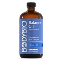 BodyBio Balance Oil - Vegan Omega 3 6 Supplement - Cold- Pressed Safflower & Flaxseed Oil - Wspiera funkcje mózgu, zdrową skórę i nastroje