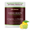 Fortuna L argininy L Citruline Supplement Powder - Wysokiej mocy dodatek tlenku azotu booster z naturalnym Lemon Lime Flavor - Cardio Health, Ciśnienie krwi i wsparcie naczyniowe - 258g