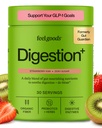 Feel towarów Guardian gut, Fiber organiczny, Probiotyczny i Prebiotyczny proszek, Cukier wolny, Zioła na Bloat, Gut Health Support, Digestive Health for Men & Women, Non GMO, Wegan, Truskawka Kiwi, 30 Służenie