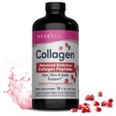NeoCell Liquid Collagen, Skóra, Włosy, Nails and Joints Suplement, Zawiera koncentraty soku owocowego i zielony mieszanka herbaty, Granat, 16 oz., 1 Butelka