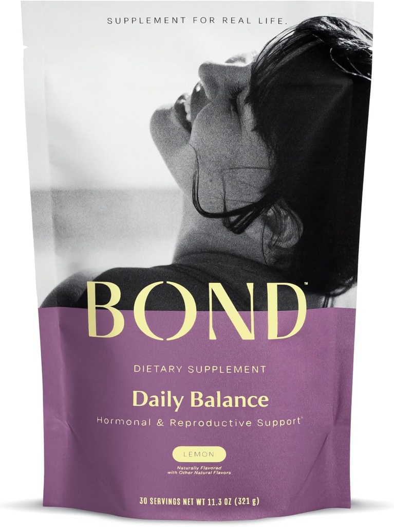 BOND Prenatal Napoje witaminowe dla kobiet z żelazem, Wspiera równowagę hormonalną, Folate & B12 dla energii i spokój nastroju, Omega-3 dla rozwoju mózgu płodu, Magnezu, D3, B6, Wegan, Non-GMO, 30-Day Supply