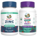 MaryRuth Organics Cynk (Tarta Malina) & Dzieci Immunitet Gummies (Mieszane Wisienki) 124; Czysty projekt etykiet zweryfikowany ® Bilans 124; Witaminy dla Immunitet & Ogólny Zdrowie i Wellness 124; Wegan, Non-GMO, Nie Żelatyna