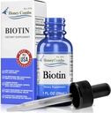 Biotin płynne krople Made in USA - Wielki dla włosów, skóry, paznokci 500% DV za serwowanie - 36 Służenia na pojemnik - Wielki dla mężczyzn, kobiet, dzieci - Wegańska witamina B7 Płyn - luzem Rozmiary również dostępne