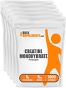 BulkSupplements.com Kreatywny proszek jednowodny - Suplement z krewniakiem, Stworzenie zmikronizowane, Proszek z krewniakiem - Unflavored & Gluten Free, 5g (5000mg) na służbę, 5kg (11 lbs) (Opakowanie 5)