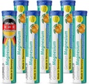 Niemiecki suplement tlenku magnezu Effervescent Tablets Effervescent 124; Flavor pomarańczowy - 200 mg magnezu na serwowanie 124; Sugar Free, Vegan - T & D Pharma - Made in Germany